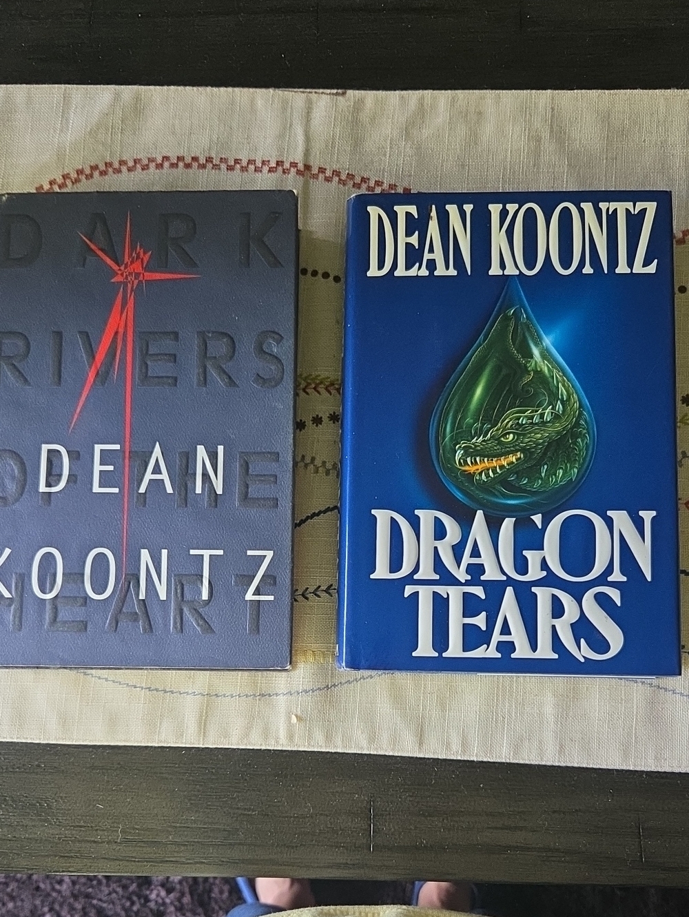 Two Hardcover Dean Koontz Books